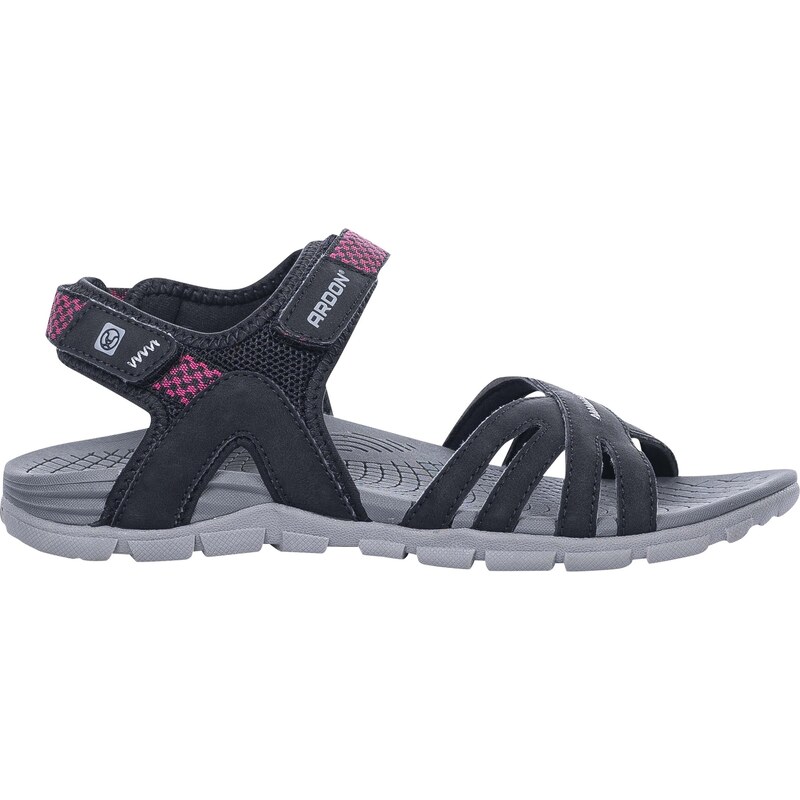 ARDONPHYLLIS sandál dámský černá/růžová G3402