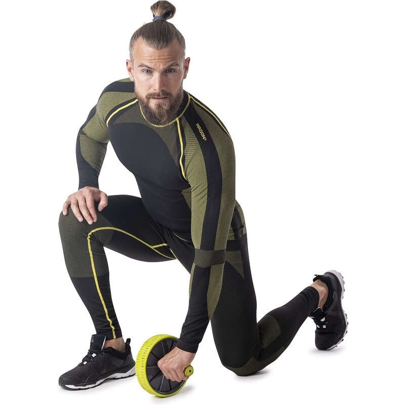 ARDON AKREC Bezešvé funkční tričko dlouhým rukávem černá/žlutá H6155 90684125