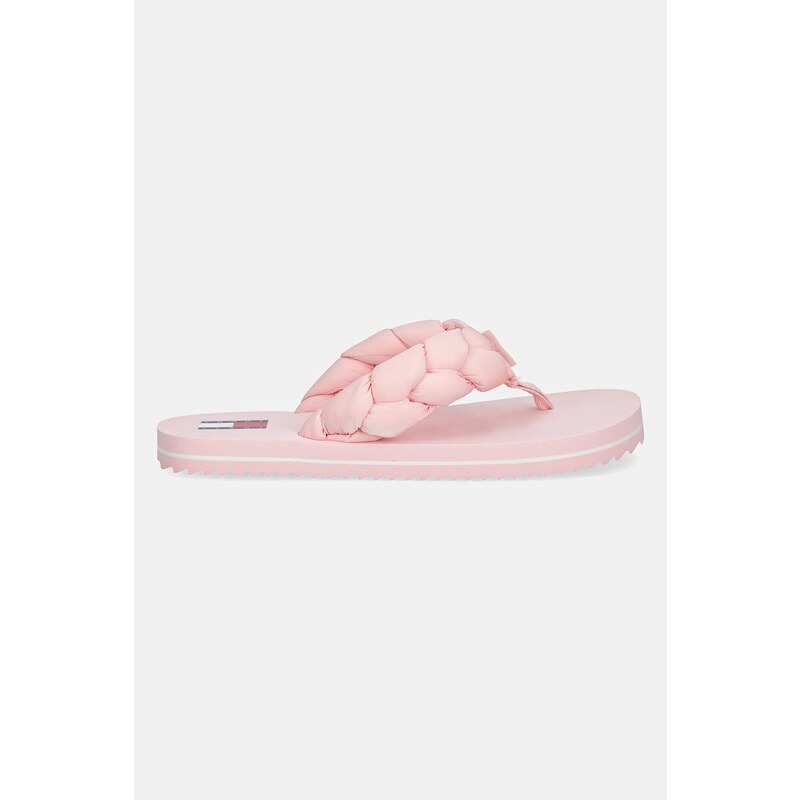 Tommy Jeans žabky dámské BRAIDED THONG BEACH SANDAL