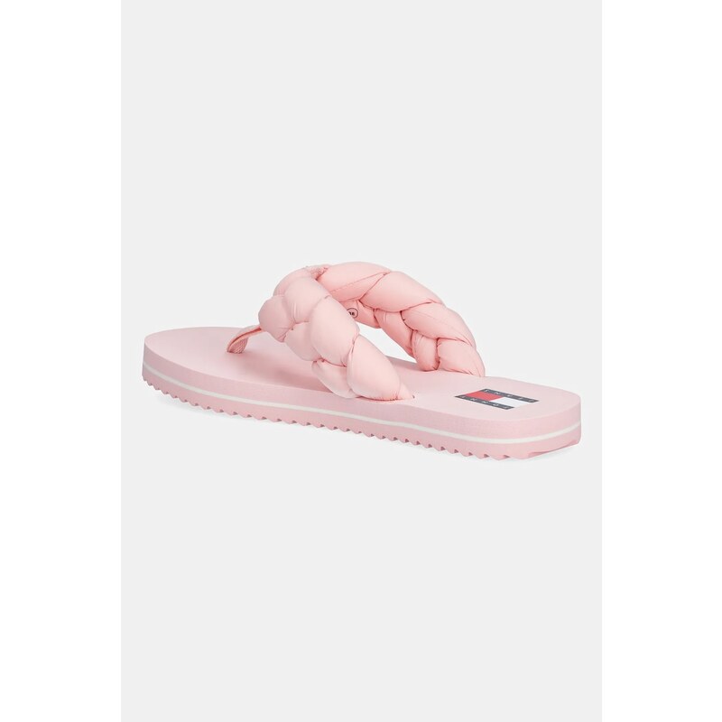 Tommy Jeans žabky dámské BRAIDED THONG BEACH SANDAL