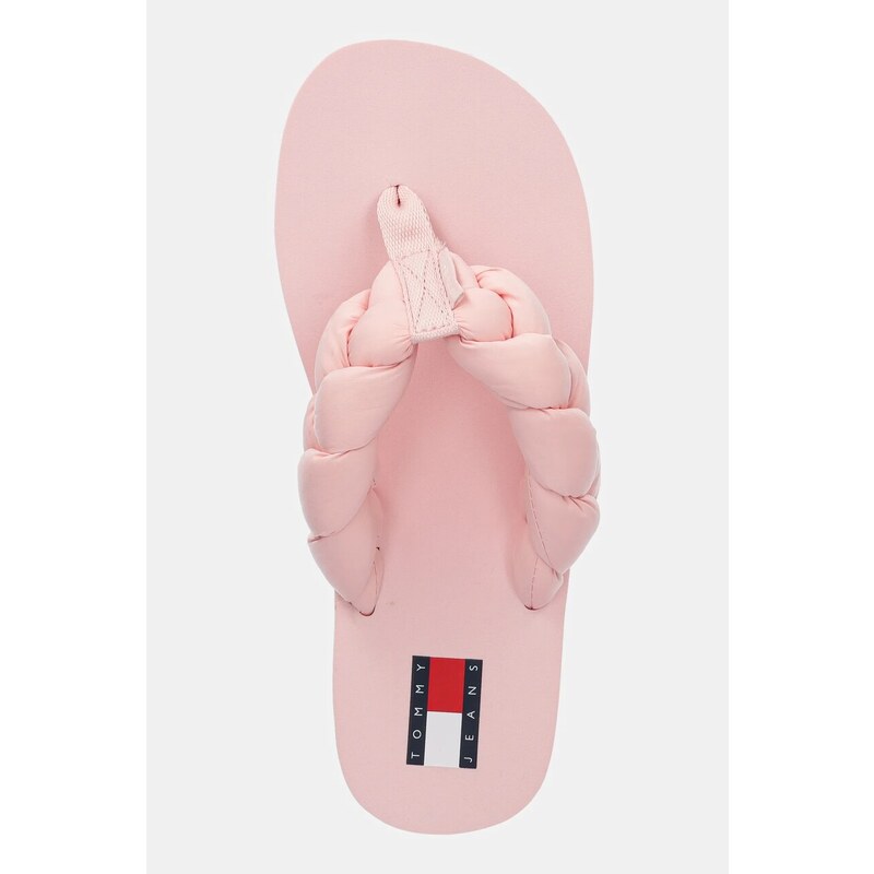 Tommy Jeans žabky dámské BRAIDED THONG BEACH SANDAL