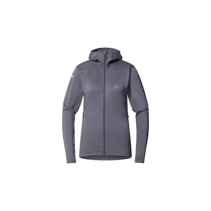 Haglöfs L.I.M Mid Multi Hood dámská mikina s kapucí tmavě šedá vel. M 106219451