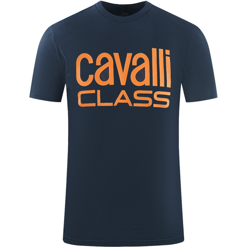 CAVALLI CLASS Roderick Navy Blue tričko