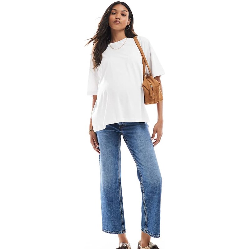 ASOS Maternity ASOS DESIGN Maternity comfort stretch straight leg 115510327