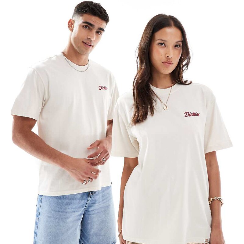 Dickies deli graphic back print t-shirt in off white- exclusive