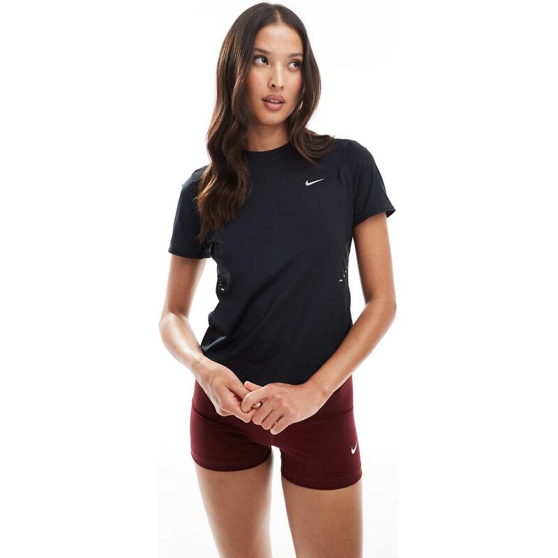 Nike Running Swift Dri-Fit t-shirt in black