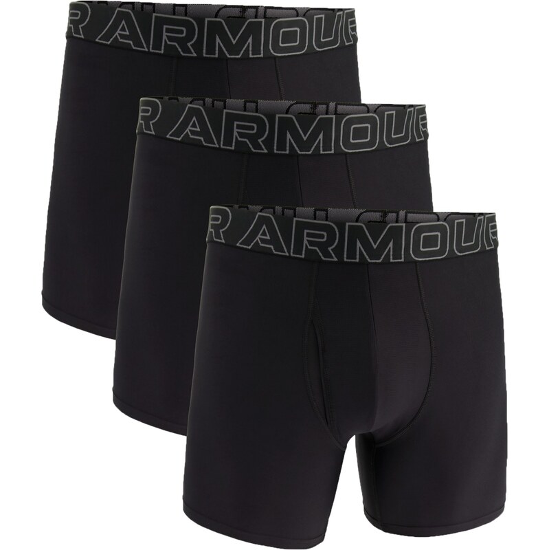 Under Armour Perf Tech 6inches-3pack BLACK