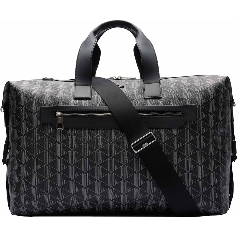LACOSTE Taška Weekender šedá / černá