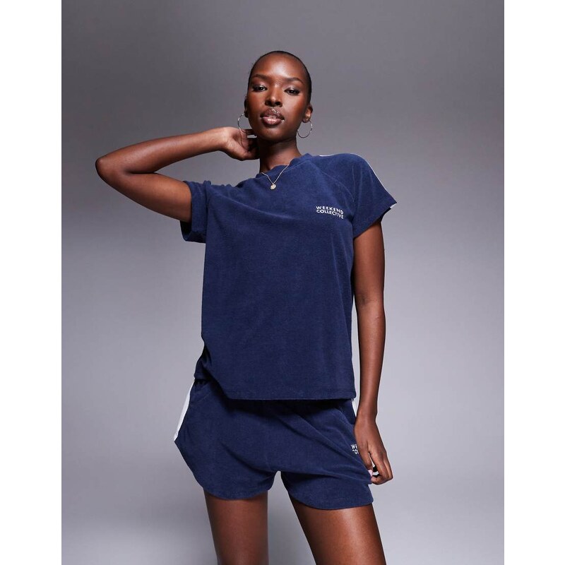 ASOS Weekend Collective Weekend Collective co-ord t-shirt with 106233483