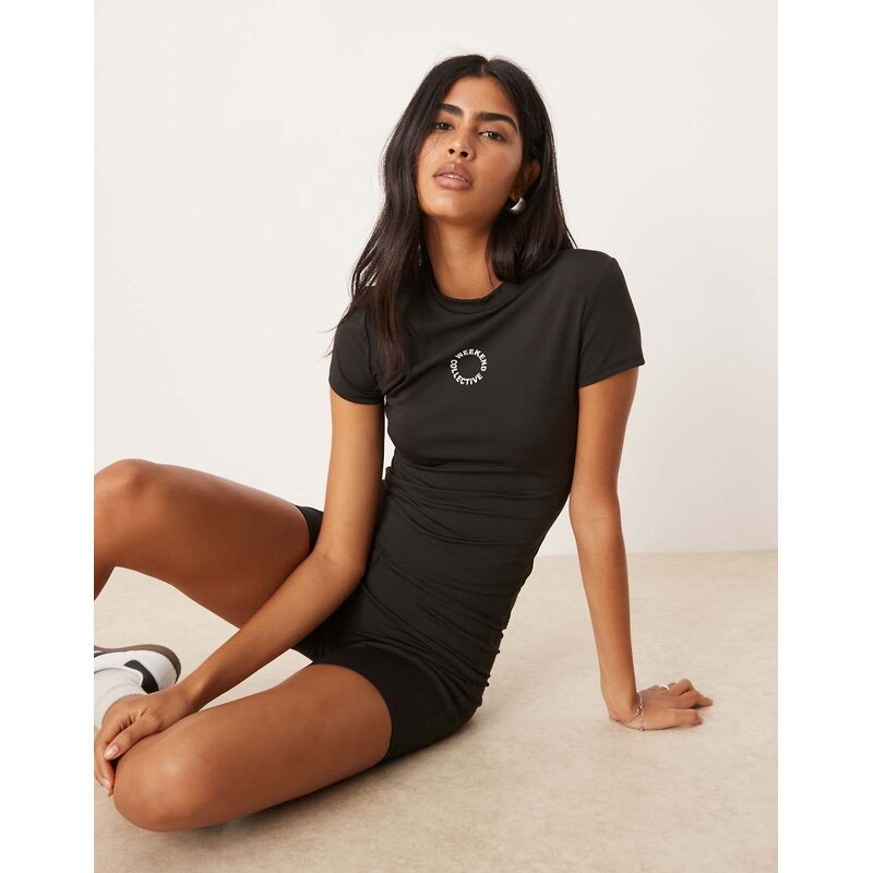 ASOS Weekend Collective ASOS DESIGN Weekend Collective slinky baby tee 106233650