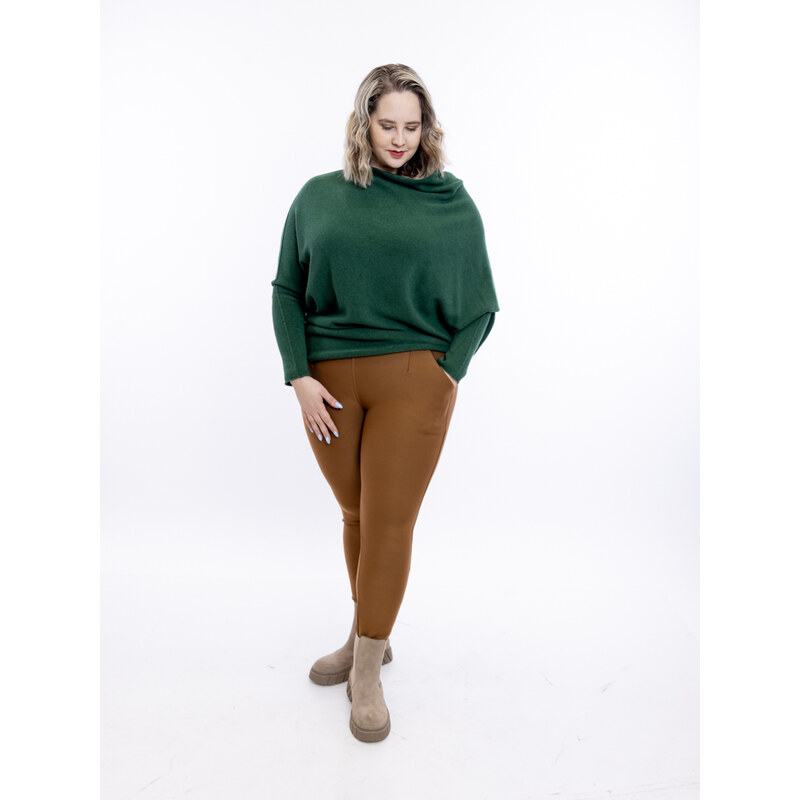 Miss Capri Dámské zateplené kalhoty RENY [YM395] Barva: Karamelová, 106237279