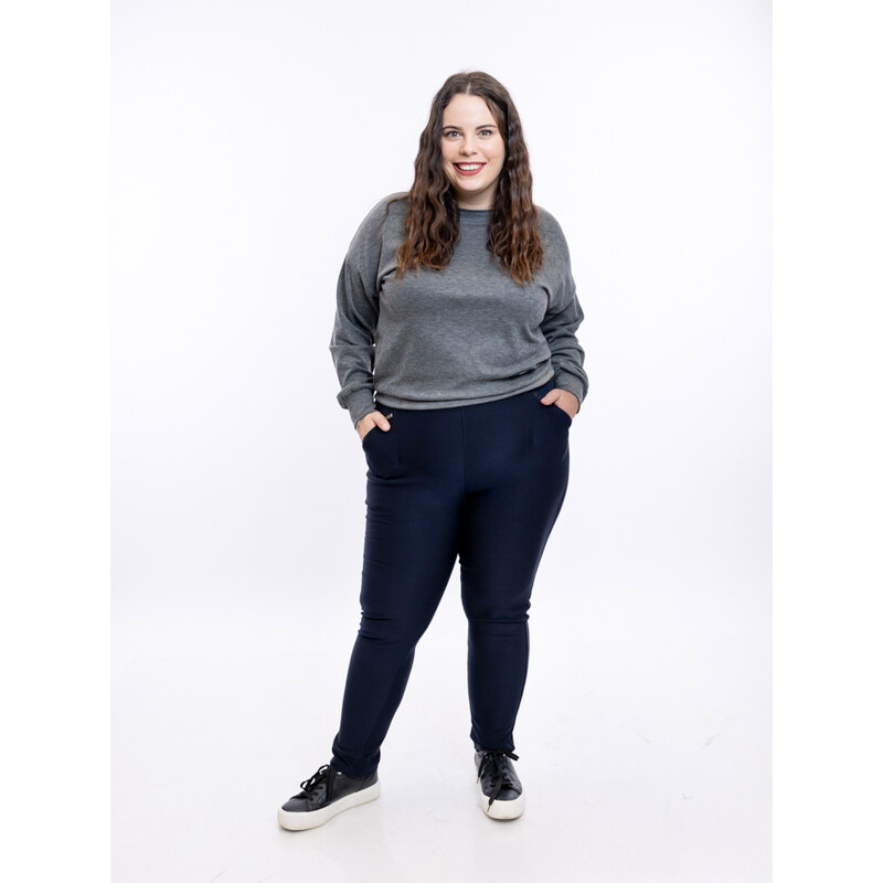 Miss Capri Dámské zateplené kalhoty RENY [YM395] Barva: Tmavě