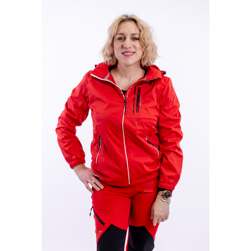 Temster Dámská větrovka WANDER [23123] Barva: Červená, Velikost: 2XL 106237336