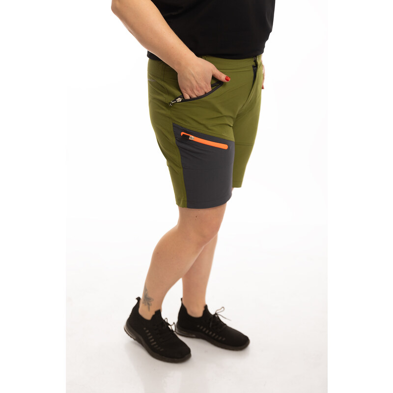 Temster Dámské outdoorové kraťasy MONTE [23015] Barva: Khaki, Velikost 106237457