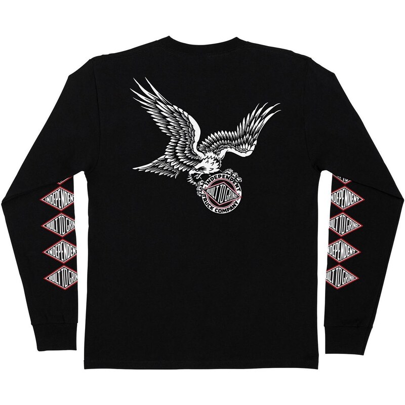 Pánské tričko Independent Eagle Summit LS black