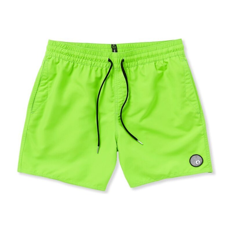 Plavky Volcom Lido Solid Trunk 16 Electric Green