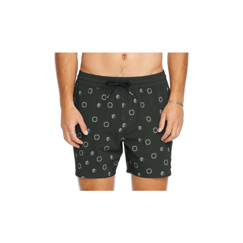 Plavky Volcom Lido Print Trunk 16 Stealth