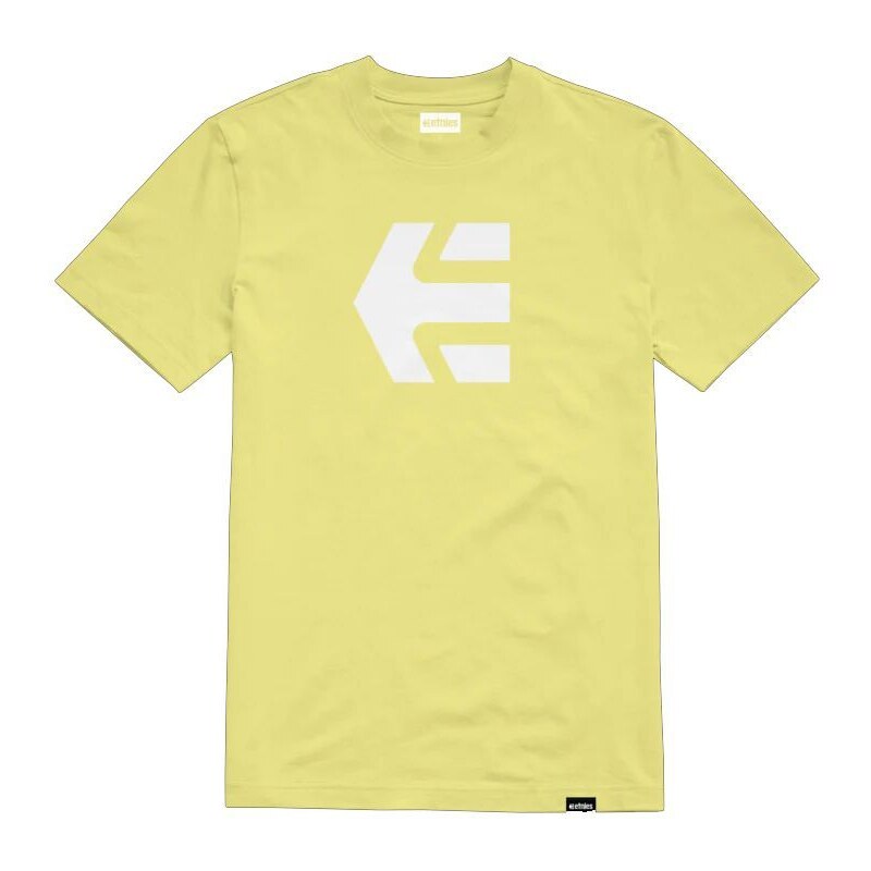 Triko etnies Icon Tee light yellow