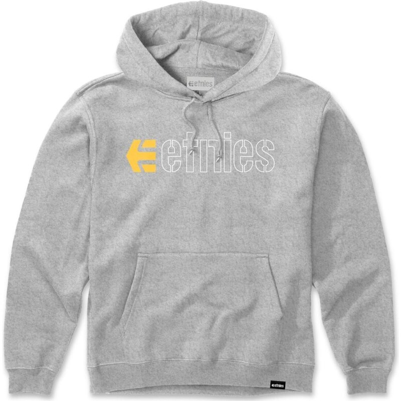 Mikina etnies Ecorp Hoodie grey/yellow