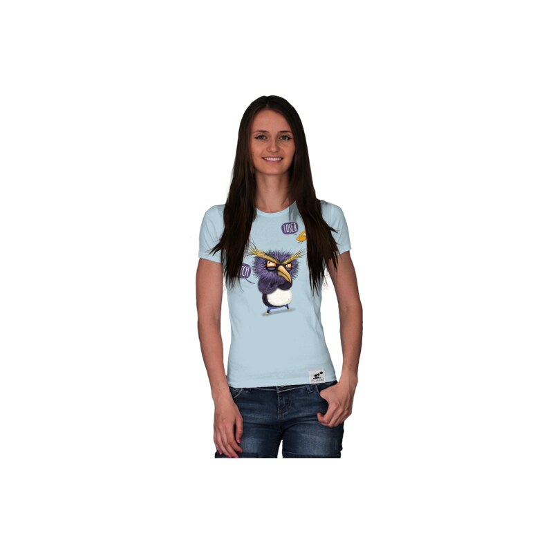 PANDEMIC Dámské tričko s potiskem Tučnák: Penguins can't fly