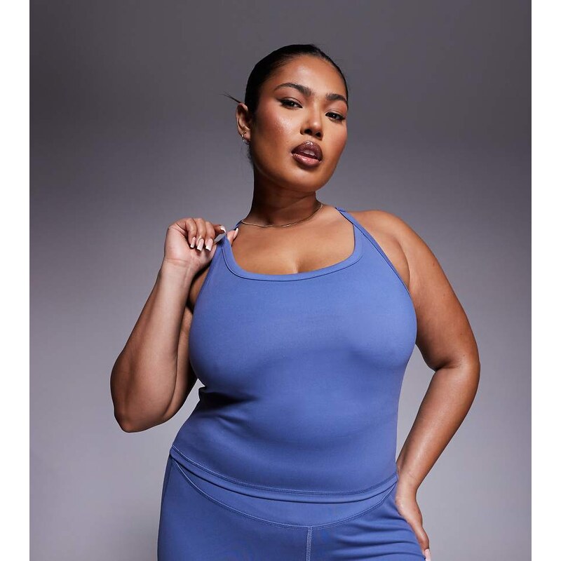 4505 Curve Icon soft touch yoga cami with inner bra and adjustable 115510872