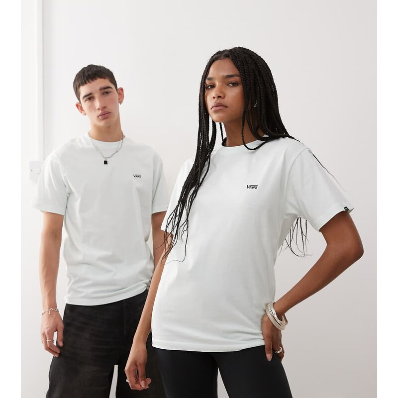 Vans left chest logo t-shirt in mint - Exclusive to ASOS-Green 106245666