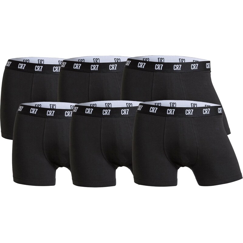 CR7 - Cristiano Ronaldo Boxerky černá / bílá