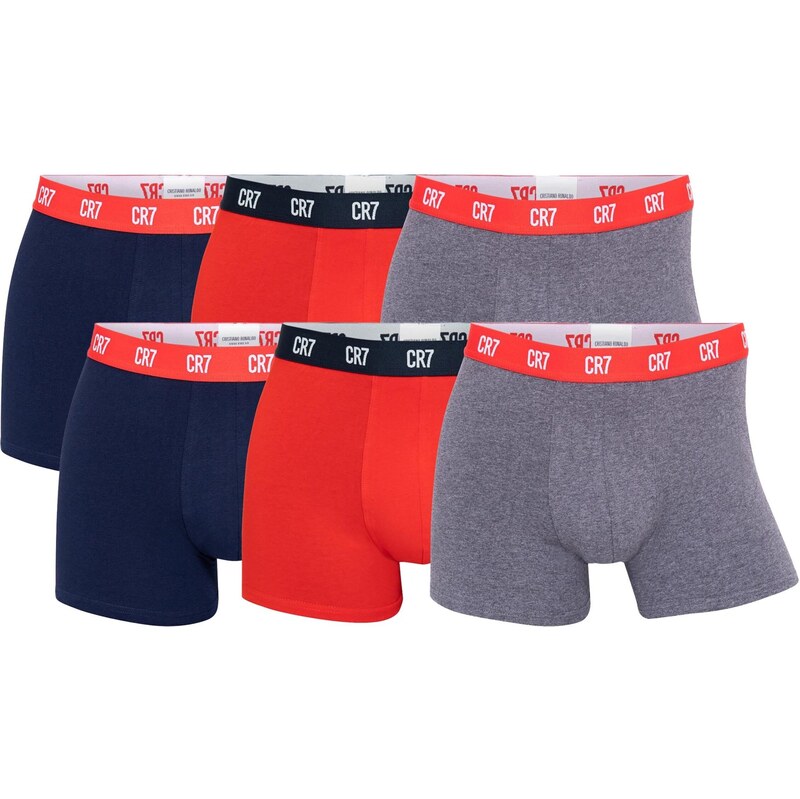 CR7 - Cristiano Ronaldo Boxerky tmavě modrá / šedý melír /
