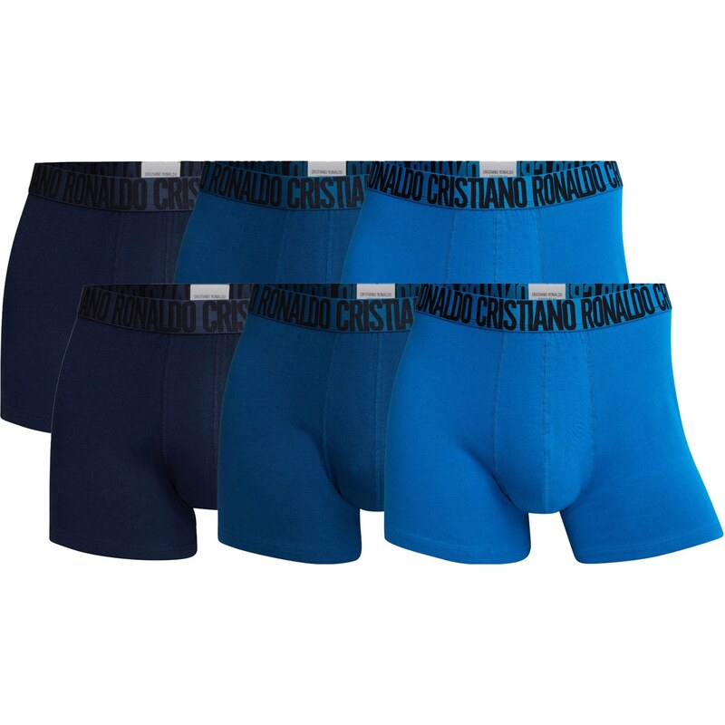 CR7 - Cristiano Ronaldo Boxerky námořnická modř / šedý melír /