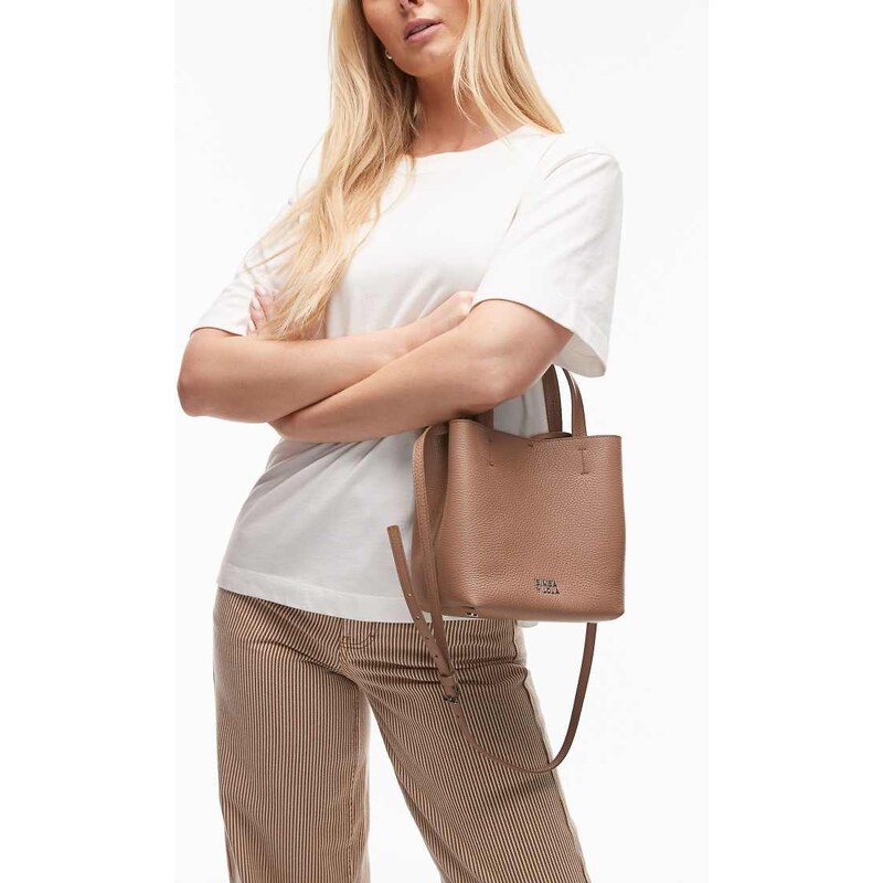 BIMBA Y LOLA small leather Chihuahua bag in light brown 106253425