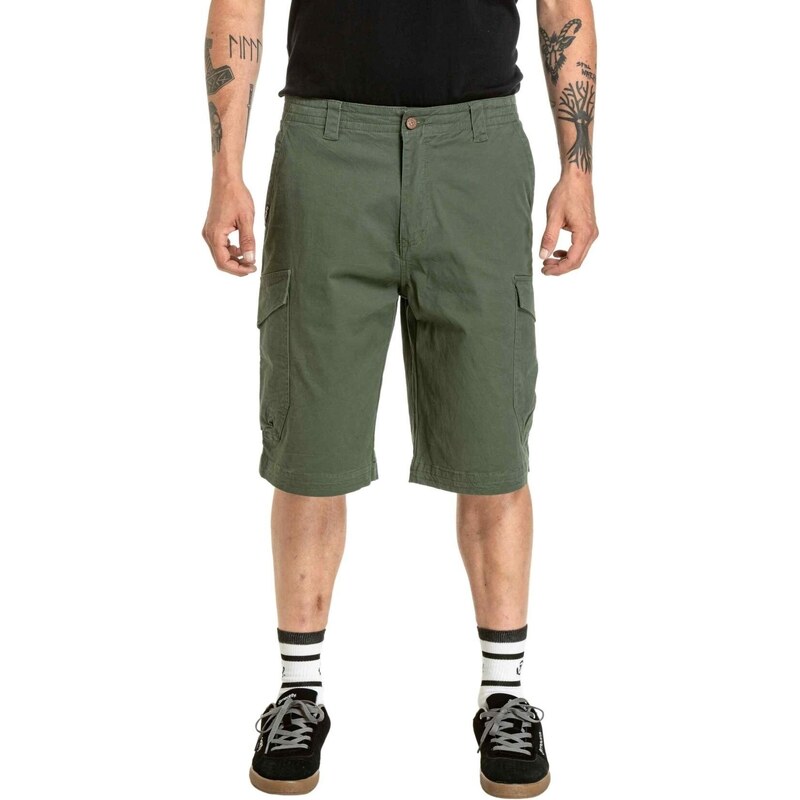 Meatfly pánské kraťasy Icon 2.0 Bronze Green | Zelená
