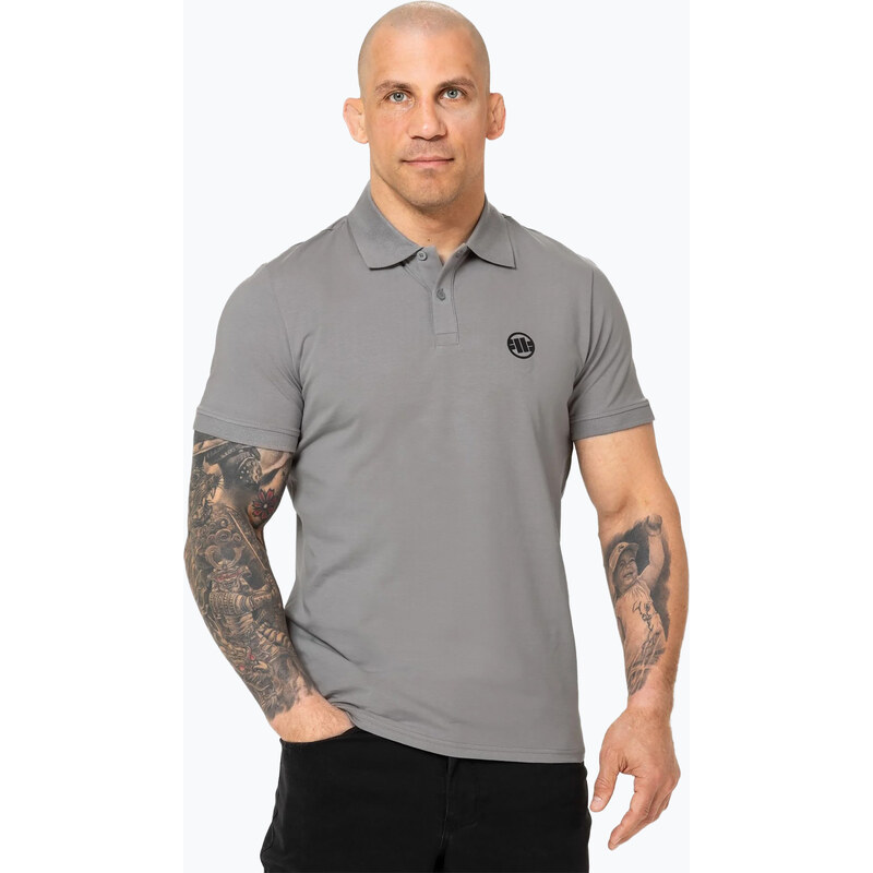 Pánské polo tričko Pitbull Small Logo grey