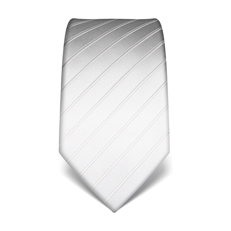 Luxusní bílá kravata Vincenzo Boretti 21913