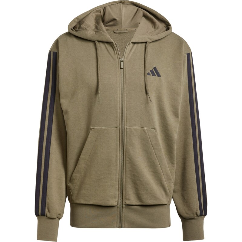 ADIDAS SPORTSWEAR Sportovní mikina 'Essentials' olivová / černá