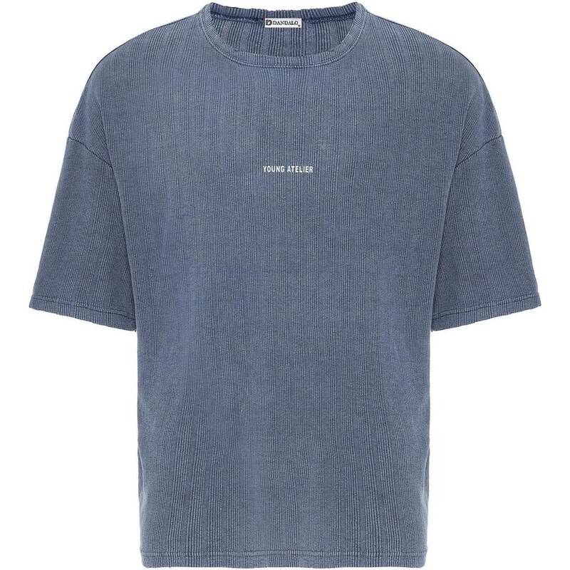Dandalo Tričko indigo / černá / bílá