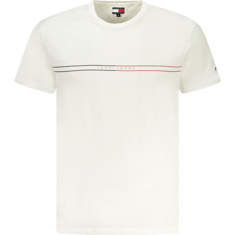 Bílé triko Tommy Hilfiger s krátkým rukávem