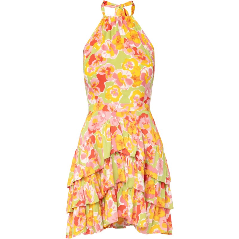 Laurella Šaty zelená / oranžová / pink / červená 106582359