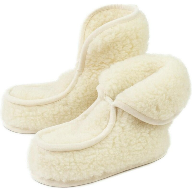 Kampol Boty z přírodní merino vlny Granny velikost 41-42 Rehabilitační 106265450