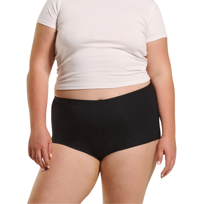 Menstruační kalhotky Love Luna černé Cotton Shortie (LLUWCPSH) 106287285