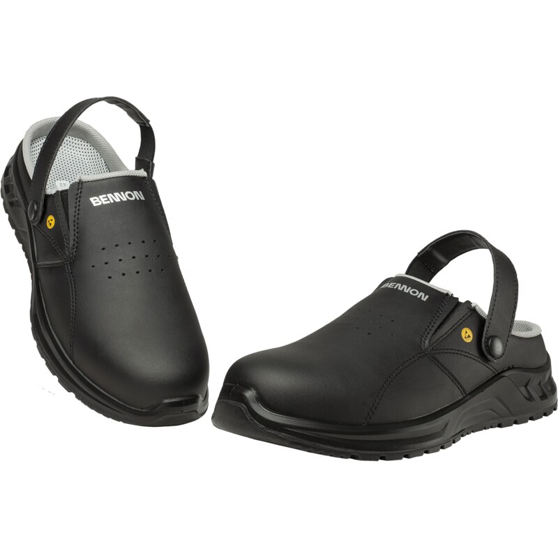 Obuv Bennon BLACK SB ESD Slipper pantofel černá