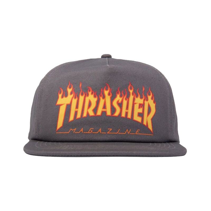 KŠILTOVKA THRASHER PRINTED FLAME - šedá