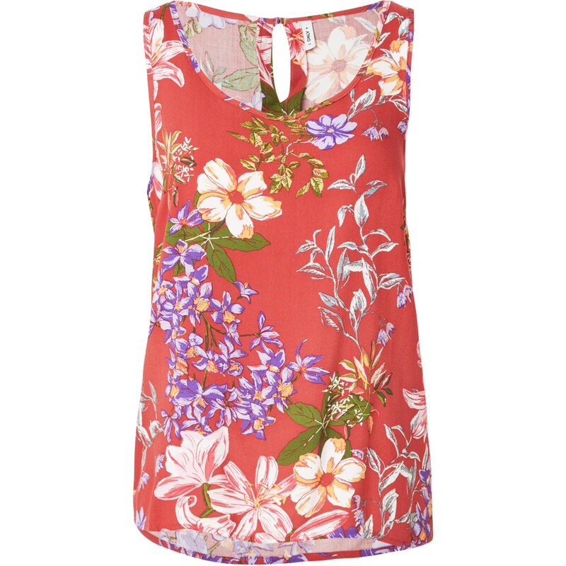 ONLY Top zelená / fialová / oranžová / červená 106403710