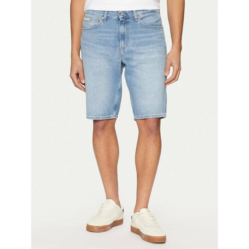 Calvin Klein pánské světle modré džínové šortky