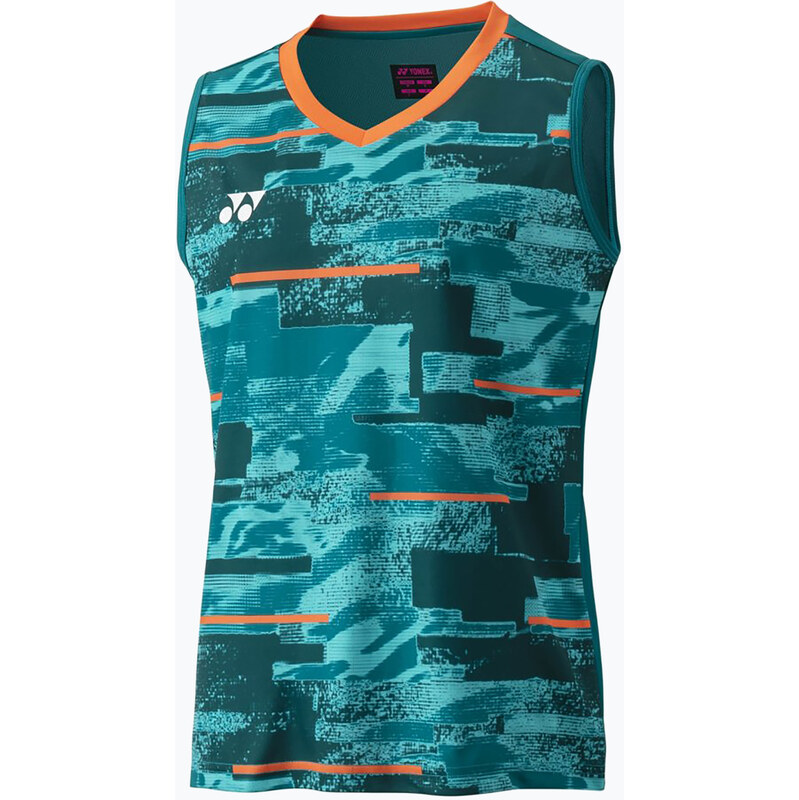 Dámské tenisové tričko YONEX 0035 Club Sleeveless W blue/green