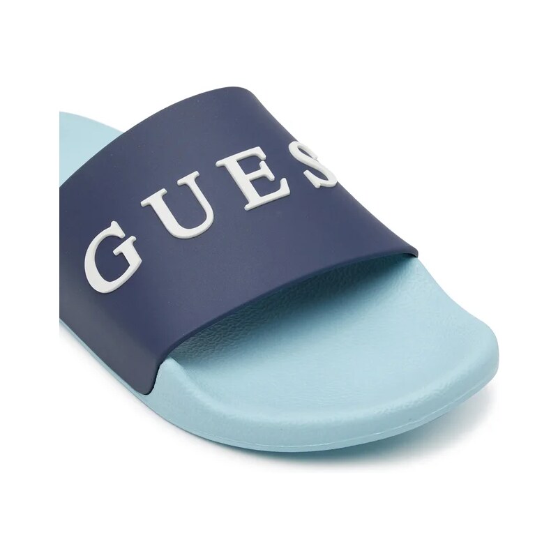 Guess Slides Color Blocking OCEAN