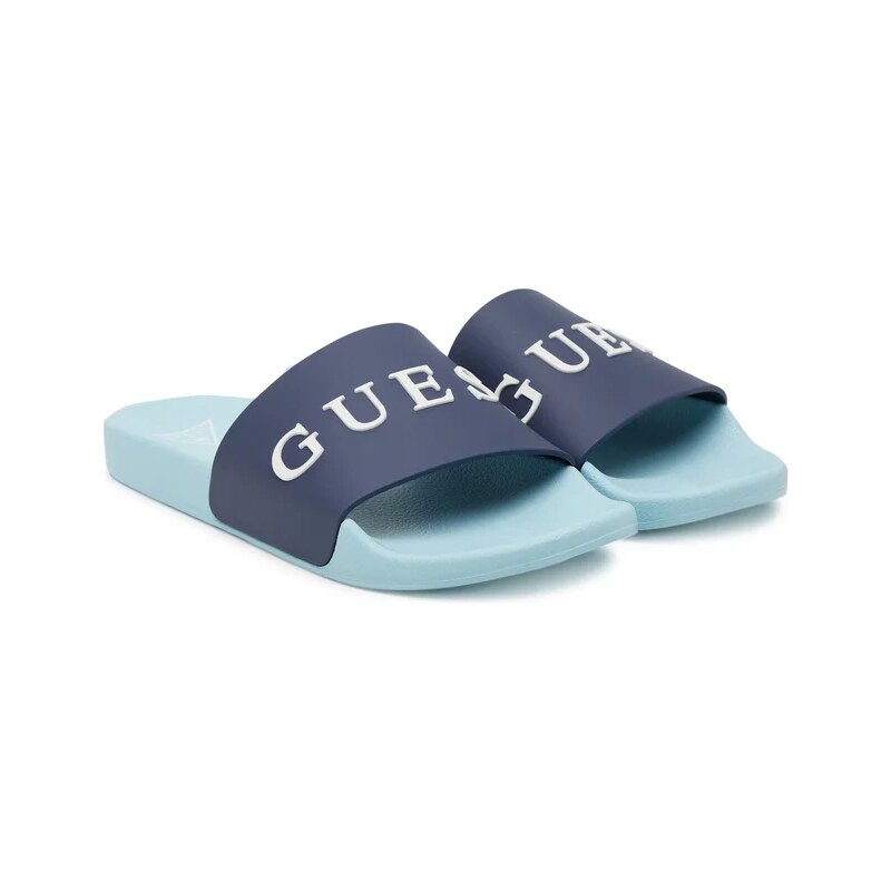 Guess Slides Color Blocking OCEAN