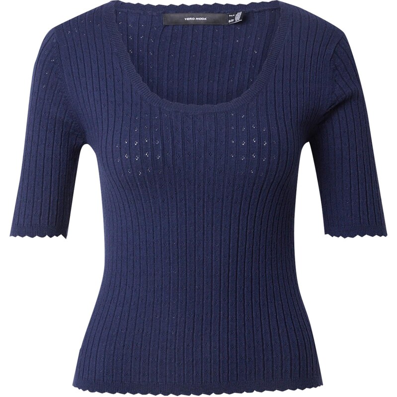 VERO MODA Svetr VMGOLD marine modrá