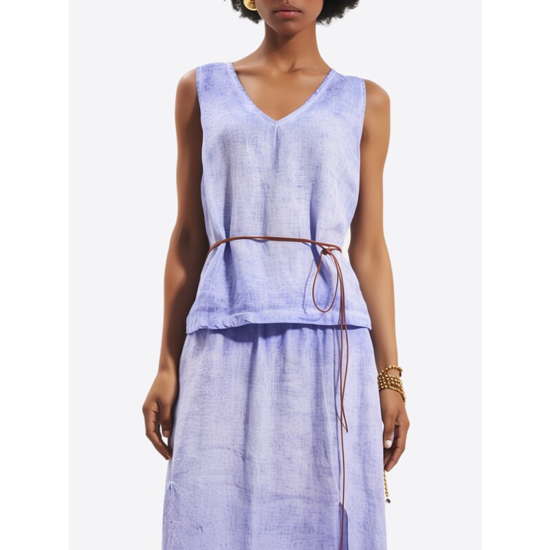 #VDR Linen Lilac halenka 106530554