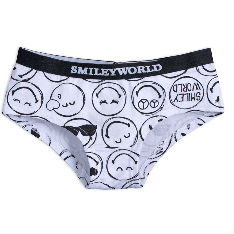 Dívčí kalhotky SMILEY WORLD bílé 106345470