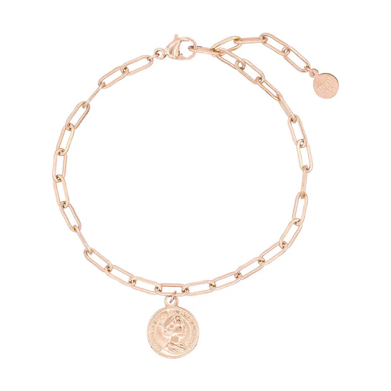 Mint15 Náramek CHAIN COIN Rose Gold 106355740